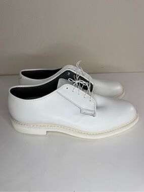 Altama 629308 Men’s Size 13E White Navy Uniform Dress Oxford Shoes Military